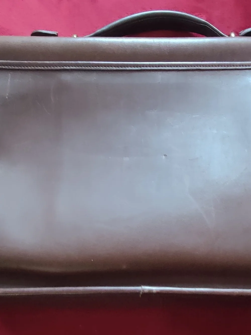 Vintage Coach Classic Brown Leather Top-Handle Bag